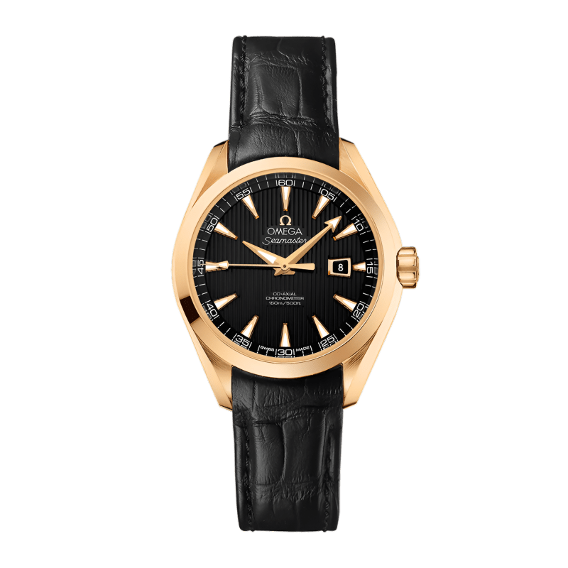 Photo of Aqua Terra Yellow Gold Black Dial 34mm