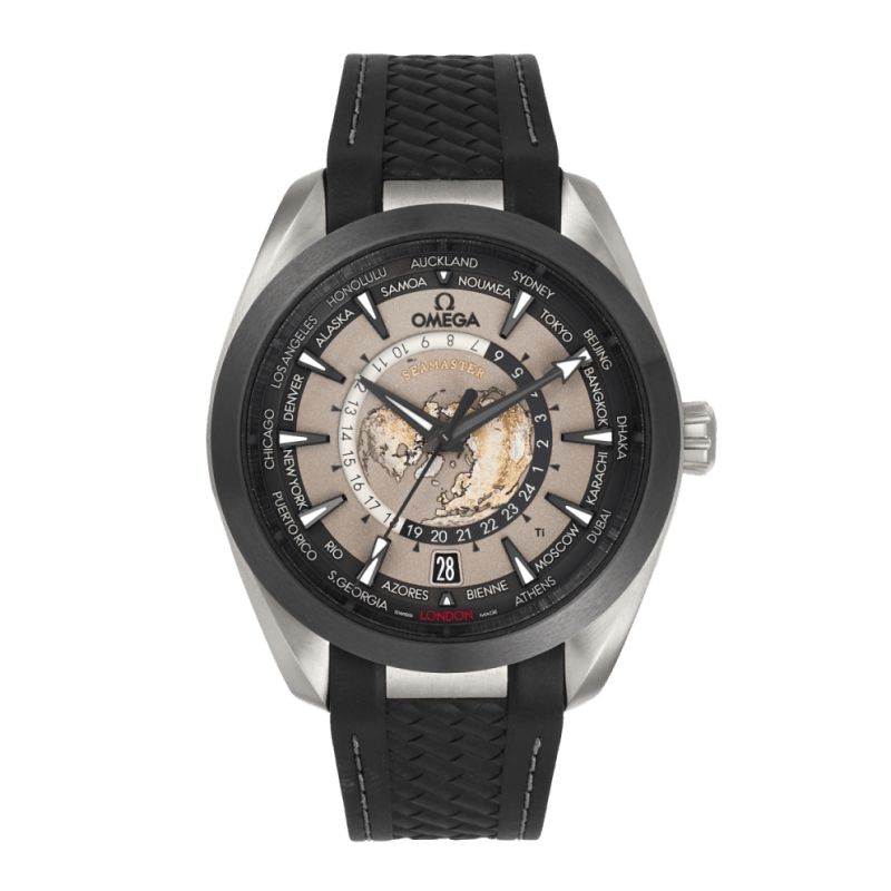 Photo of Aqua Terra Worldtimer Titanium Grey Dial 43mm