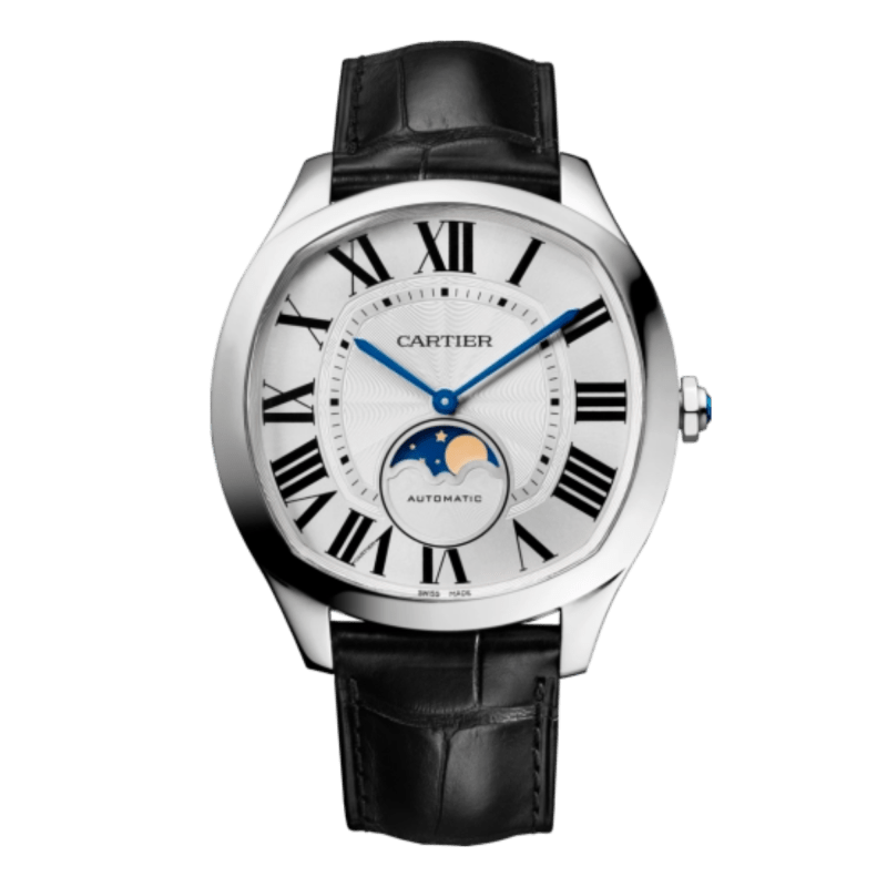 Photo of Drive de Cartier Moonphase Steel Silver Dial 40mm