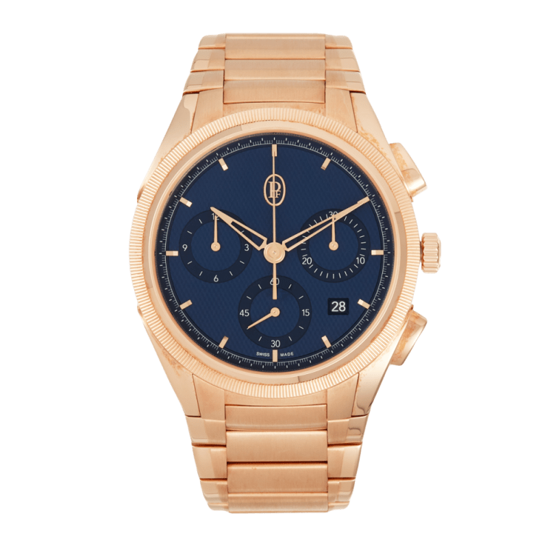 Photo of Tonda PF Chronograph Rose Gold Blue Dial 42mm