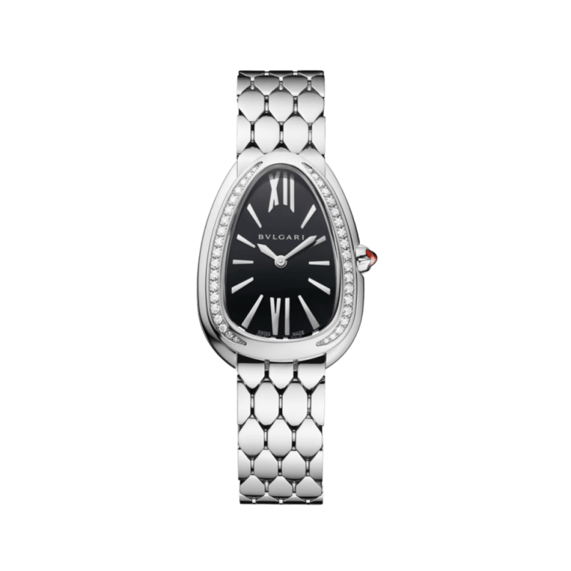 Photo of Serpenti Seduttori Steel Diamond Black Dial 33mm