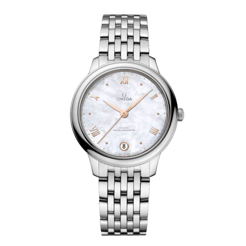 Photo of De Ville Prestige Chronometer Steel Mother of Pearl Dial 34mm