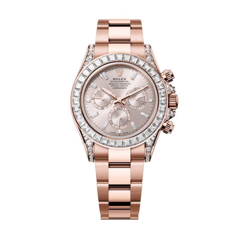 Photo of Daytona Rose Gold Diamond Pink Dial 40mm