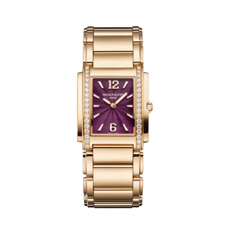 Photo of Twenty-4 Twenty~4 Rose Gold Diamond Purple Dial 25mm