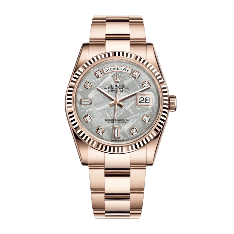 Photo of Day-Date 36 Rose Gold Meteorite Dial 36mm