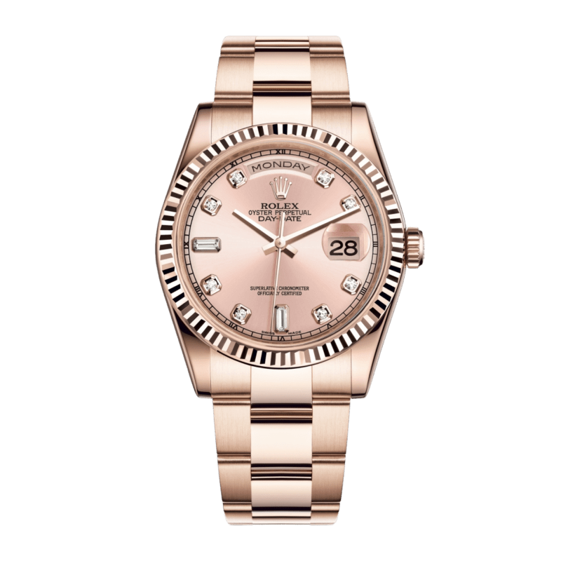 Photo of Day-Date 36 Rose Gold Pink Dial 36mm