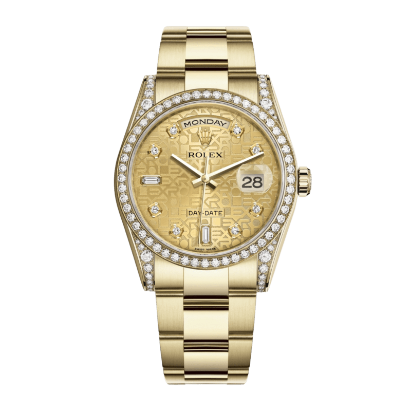 Photo of Day-Date 36 Yellow Gold Champagne Dial 36mm