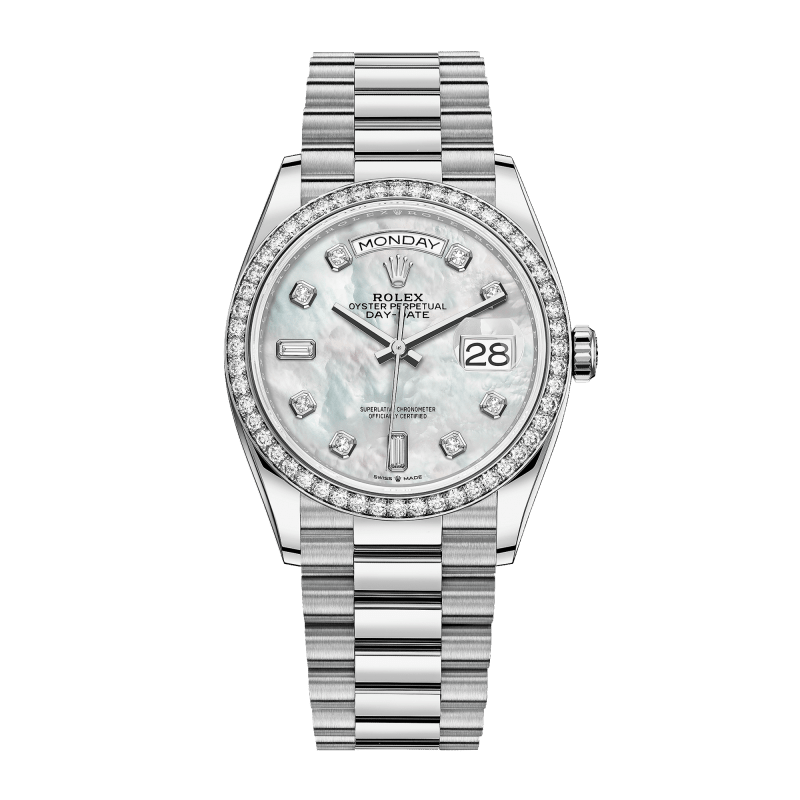 Photo of Day-Date 36 White Gold White Dial 36mm
