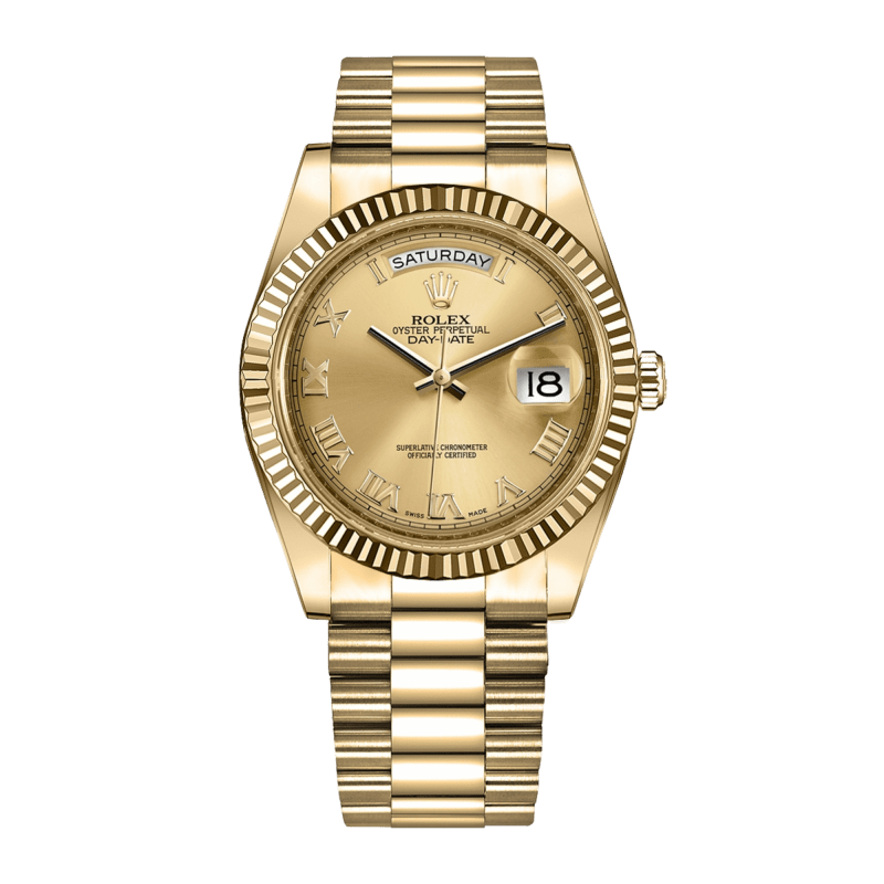 Rolex Day-Date II White Gold Silver Dial 41mm 218239-0006 - Make