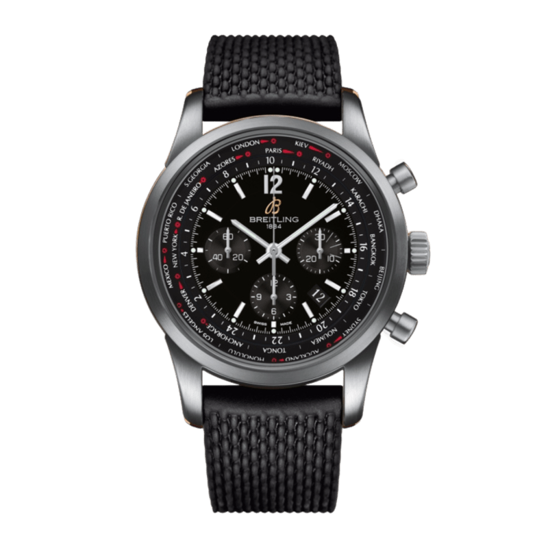 Photo of Transocean Chronograph Steel Black Dial 46mm