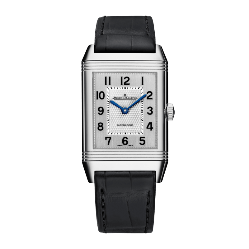 Jaeger-LeCoultre Reverso Classic Large Duoface Steel Silver Dial
