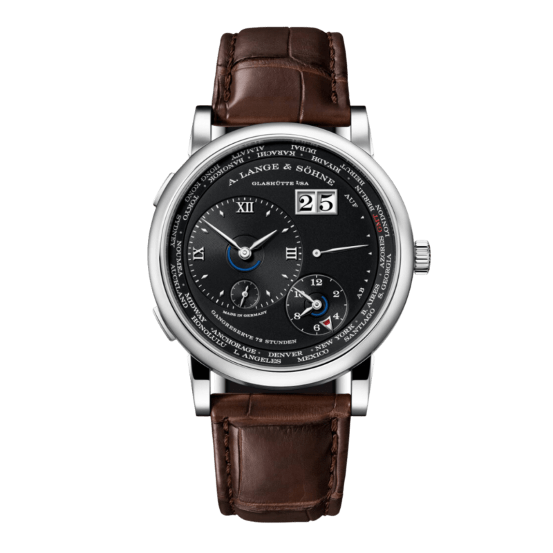 Photo of Lange 1 Time Zone White Gold Black Dial 42mm