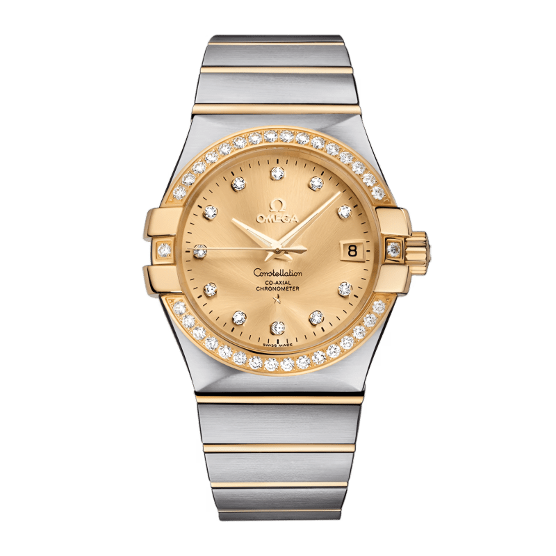 Omega Constellation Perpetual Calendar Steel Black Dial 35mm