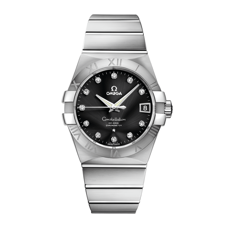 Omega Constellation Steel Black Dial 38mm 123.10.38.21.01.001