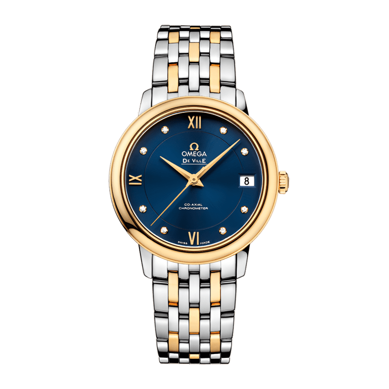 Photo of De Ville Yellow Gold & Steel Blue Dial 32mm