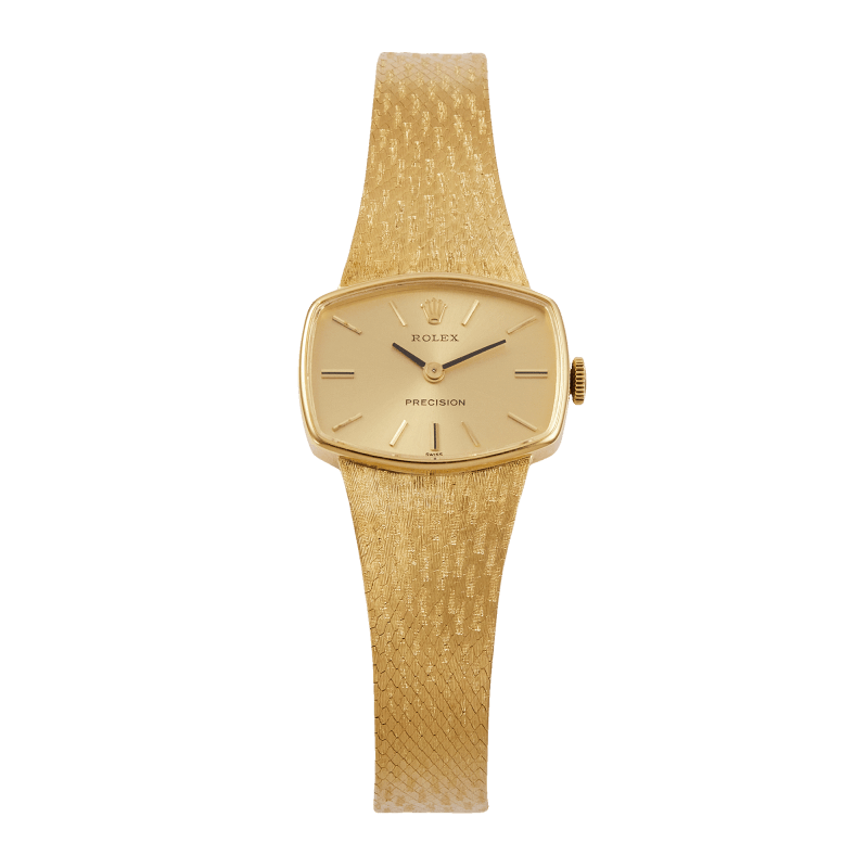 Rolex Oval Orchid Yellow Gold White Dial 3353 - Make an offer