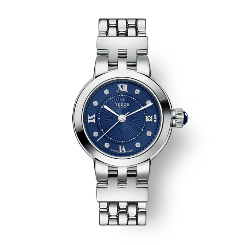 Photo of Clair de Rose Steel Blue Dial 26mm