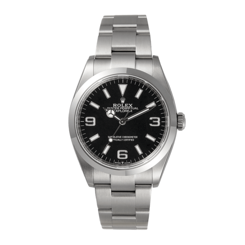 Photo of Explorer Steel Black Dial 36mm