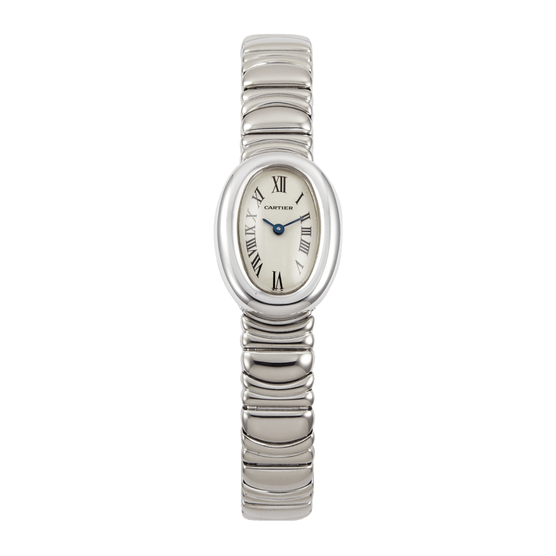 Photo of Baignoire de Cartier Baignoire White Gold White Dial 18mm