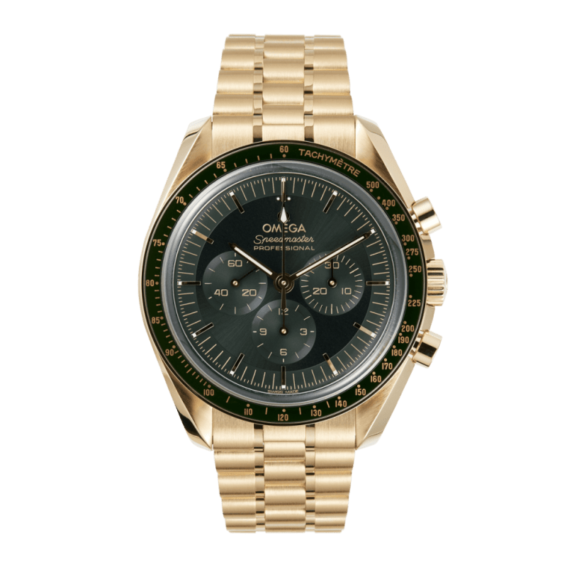 Photo of Speedmaster Yellow Gold Green Dial 42mm