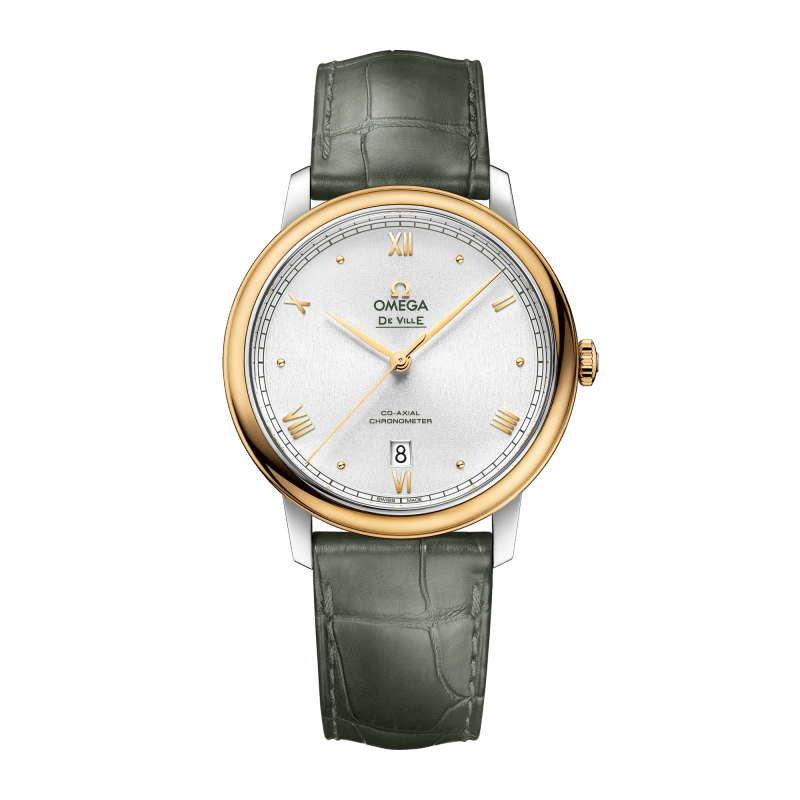 Photo of De Ville Prestige Yellow Gold & Steel Silver Dial 39mm