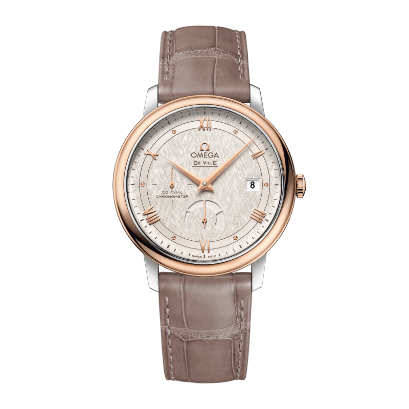 Photo of De Ville Prestige Rose Gold & Steel Silver Dial 39mm