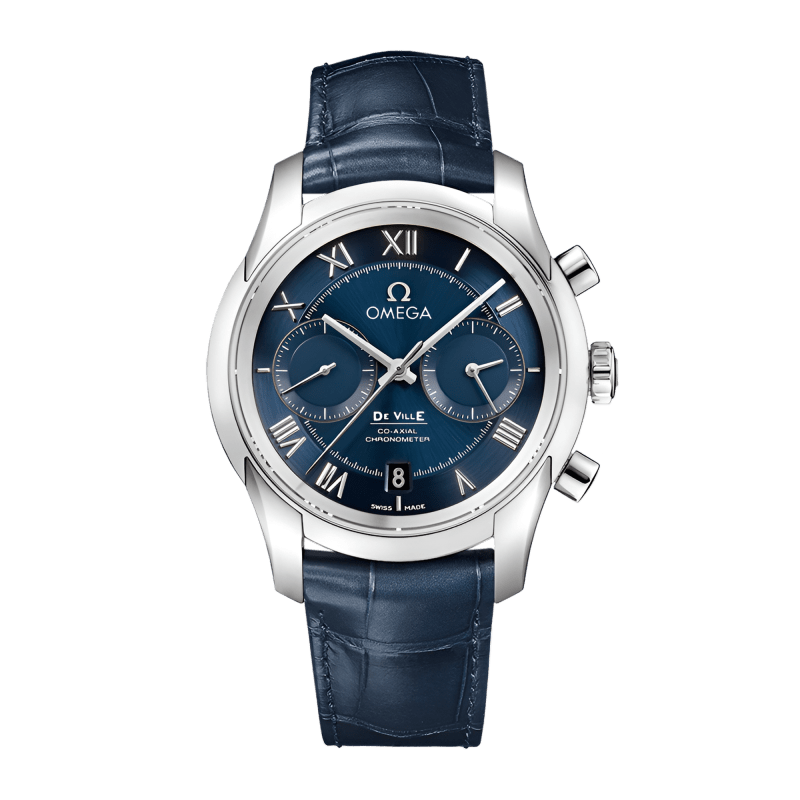 Photo of De Ville Chronograph Steel Blue Dial 42mm