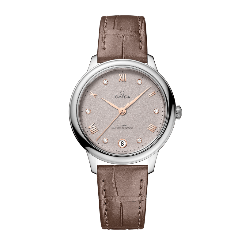 Photo of De Ville Master Chronometer Steel Rose Grey Dial 34mm