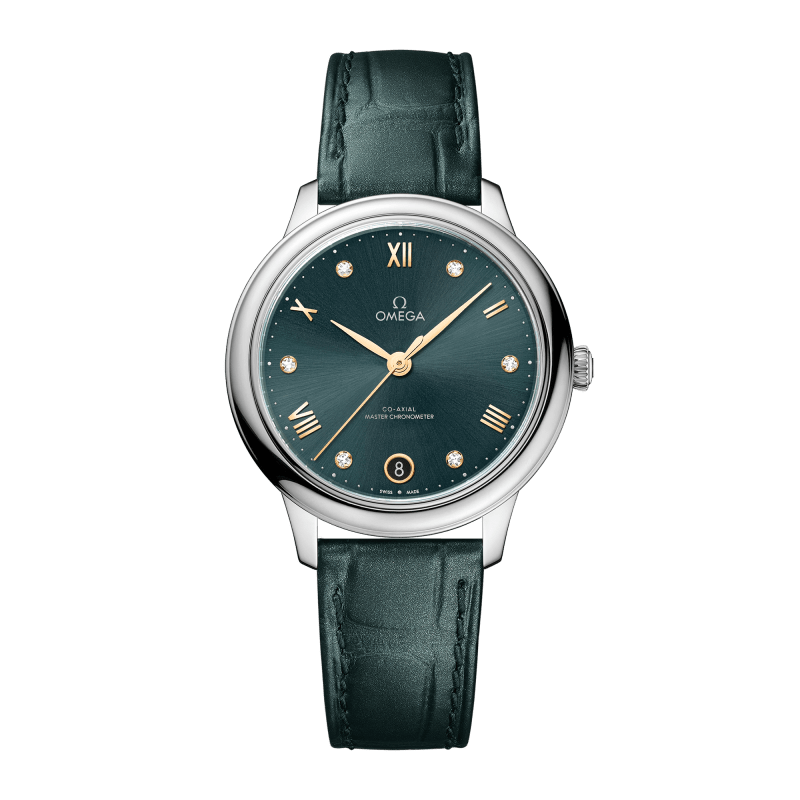 Photo of De Ville Master Chronometer Steel Turquoise Dial 34mm
