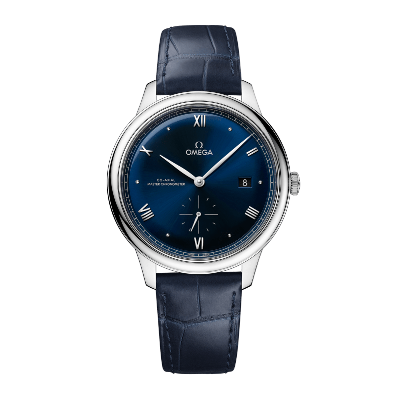 Photo of De Ville Small Seconds Master Chronometer Steel Blue Dial 41mm