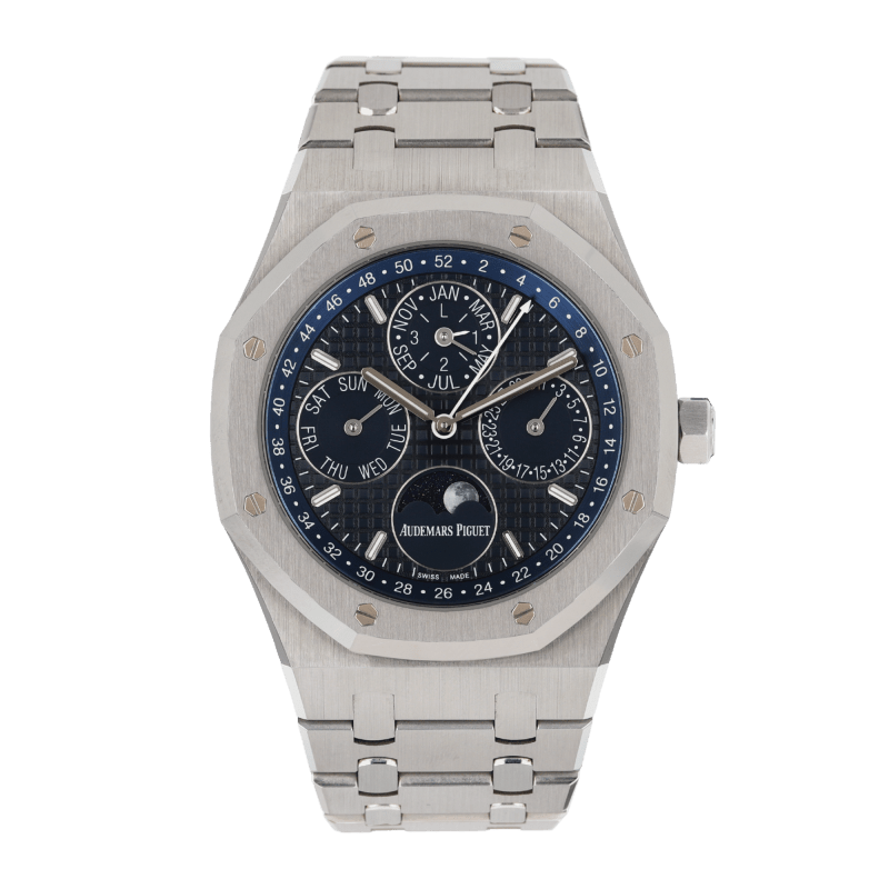 入荷now 口コミ Piguet Audemars Royal Gold White Calendar Perpetual Oak スポーツトイ・アクショントイ