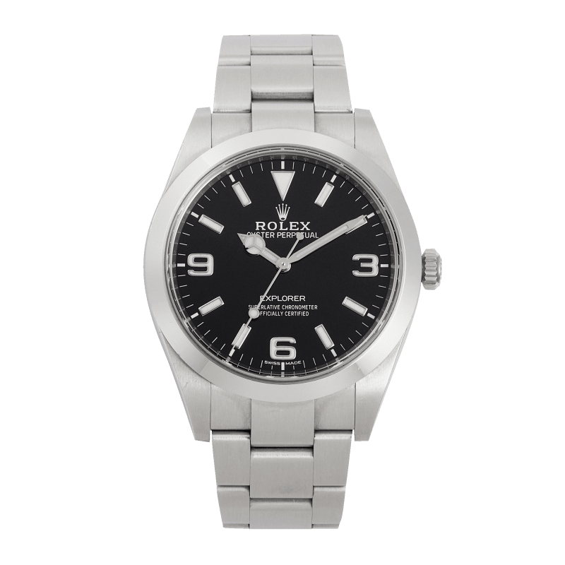 Photo of Explorer Steel Black Dial 39mm