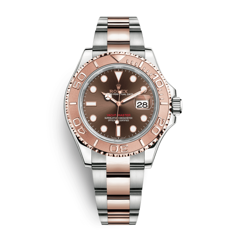 Photo of Yacht-Master Rose Gold & Steel Brown Dial 40mm