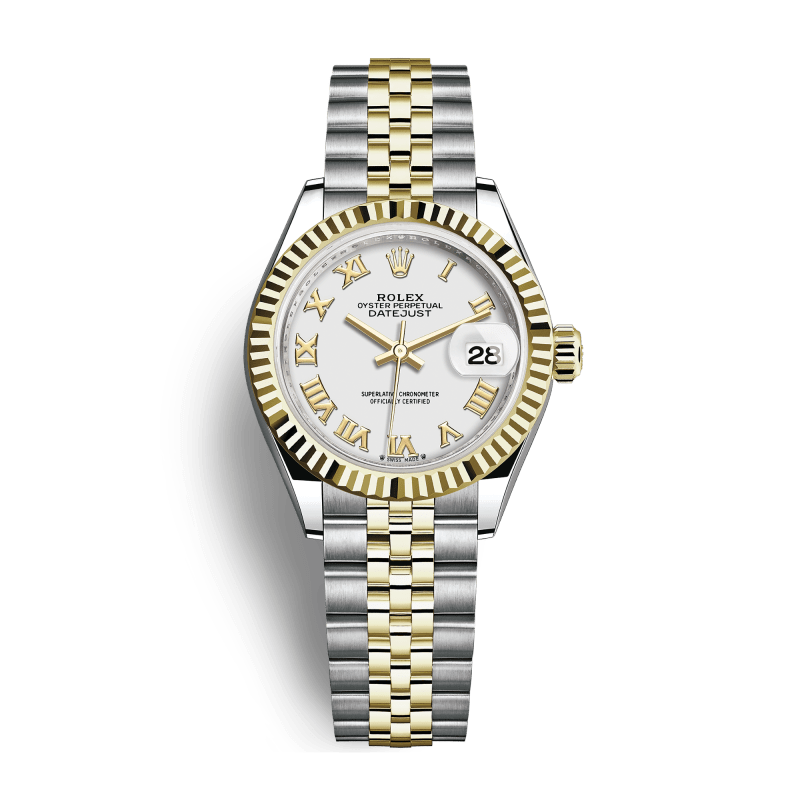 Rolex Lady-Datejust Steel Jubilee White Dial 28mm 279160-0015