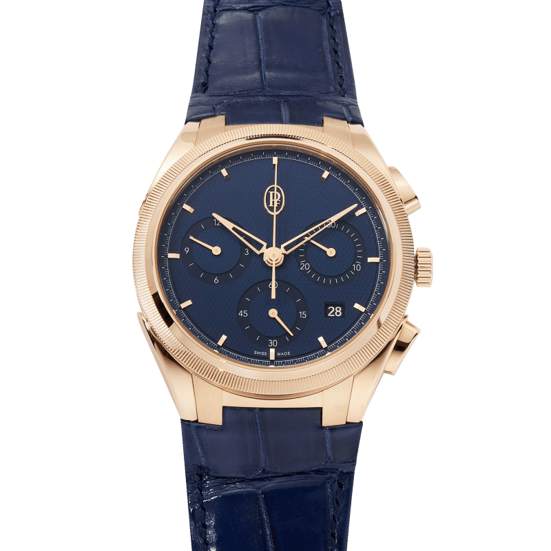 Photo of Tonda PF Chronograph Rose Gold Blue Dial 42mm