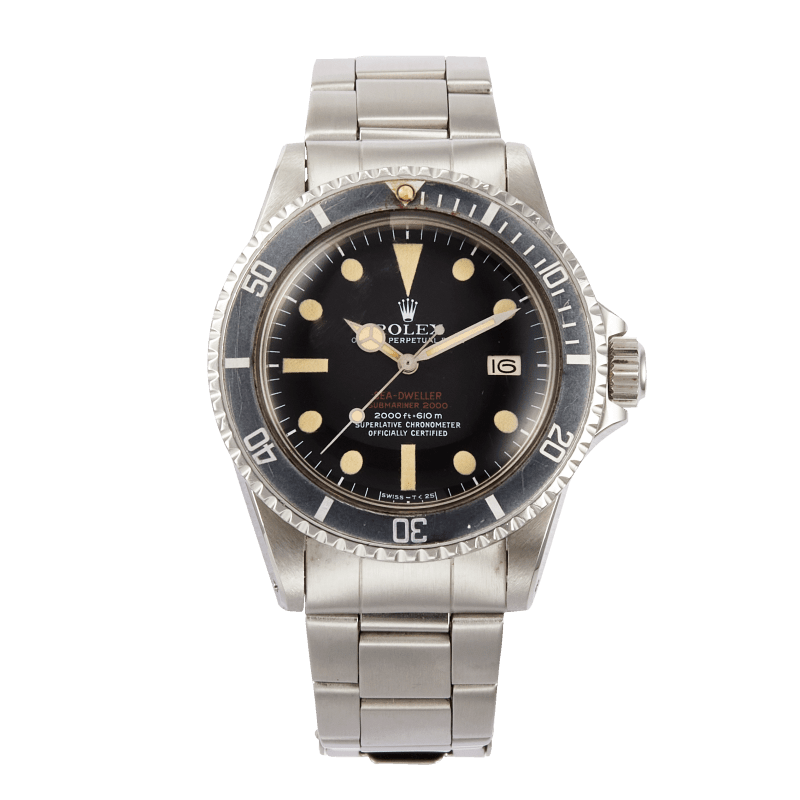 Photo of Vintage Double Red Sea-Dweller Steel Black Dial 40mm