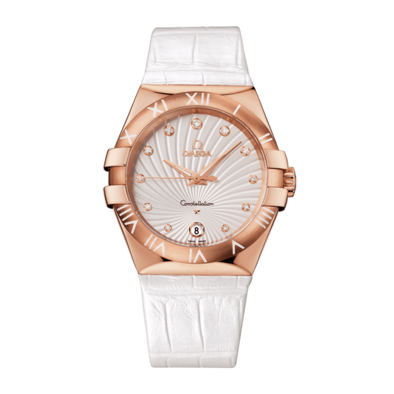 Photo of Constellation Rose Gold Silver Dial 35mm