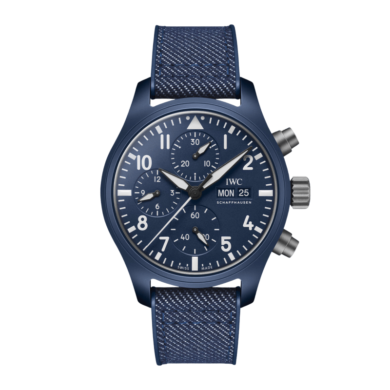 Photo of Pilot's Watch Chronograph Top Gun "Oceana" Ceramic Blue Dial 42mm
