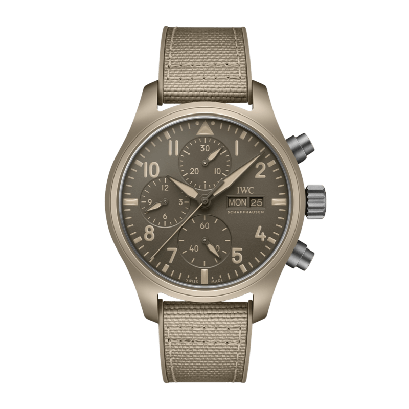 Photo of Pilot's Watch Chronograph Top Gun "Mojave Desert" Ceramic Brown Dial 41mm