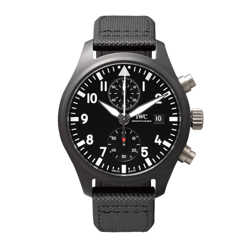 Photo of Pilot Flyback Chronograph Top Gun Ceramic Black Dial 44mm