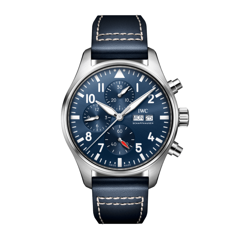Photo of Pilot's Chronograph Steel Blue Dial 43mm