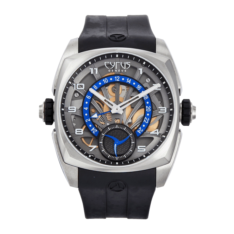 Photo of Klepcys GMT Retrograde Titanium Skeleton Dial 42mm Limited Edition
