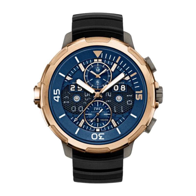 Photo of Aquatimer Perpetual Calendar Titanium & Rose Gold Blue Dial 49mm