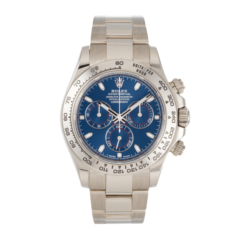 Photo of Daytona White Gold Blue Dial 40mm