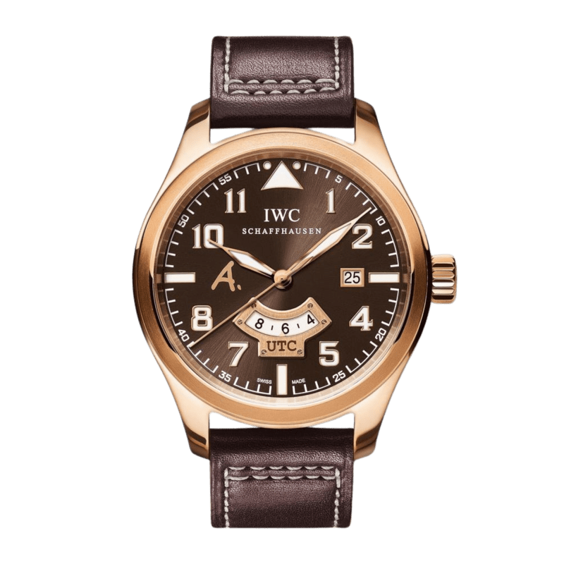 Photo of Pilot UTC Antoine De Saint Exupery Rose Gold Brown Dial 44mm