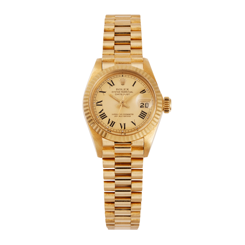 Photo of Vintage Datejust Yellow Gold Champagne 25mm