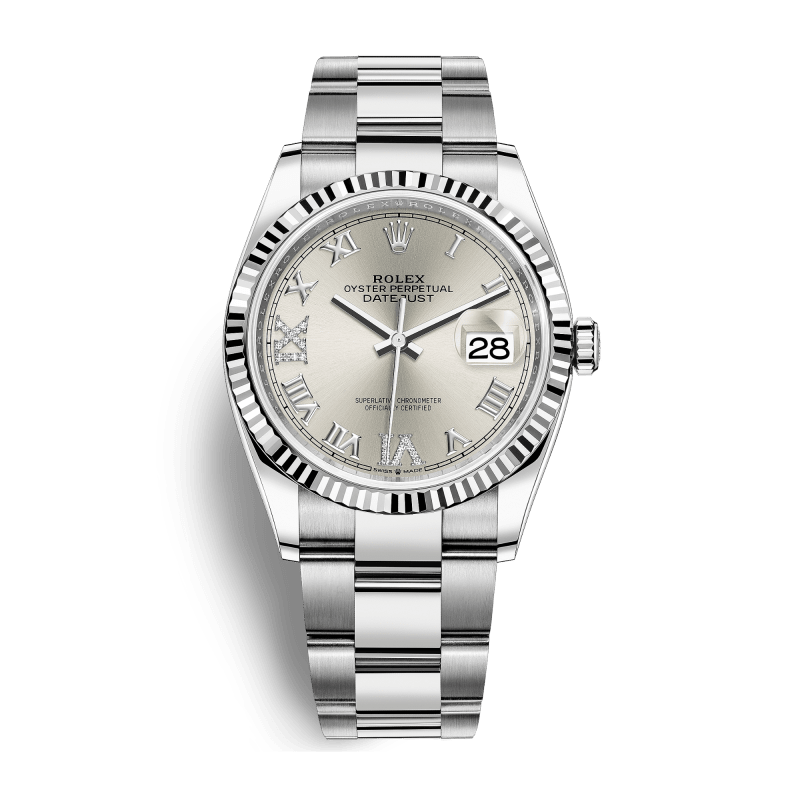 Rolex Datejust White Gold Silver Dial 36mm 116139 - Make an offer