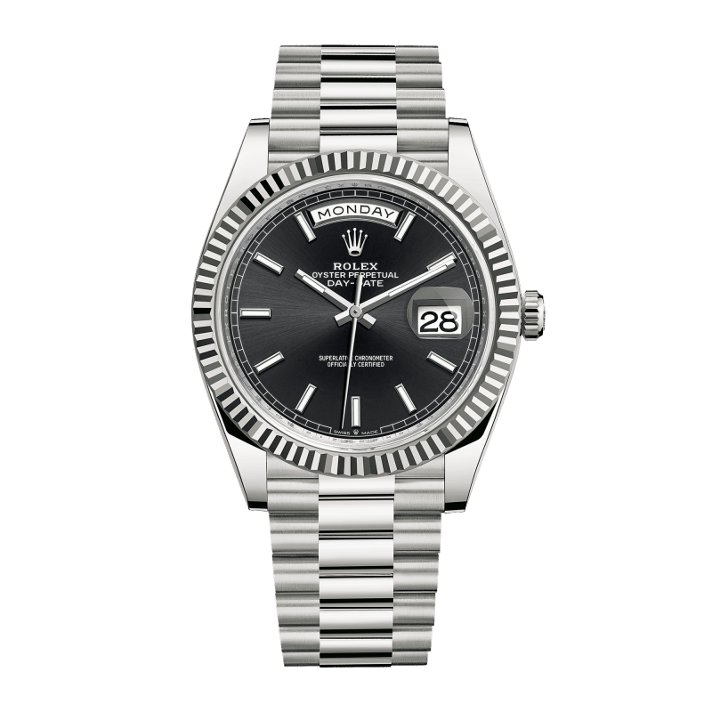 Rolex Day-Date 40 Yellow Gold Black Dial 40mm 228238-0007