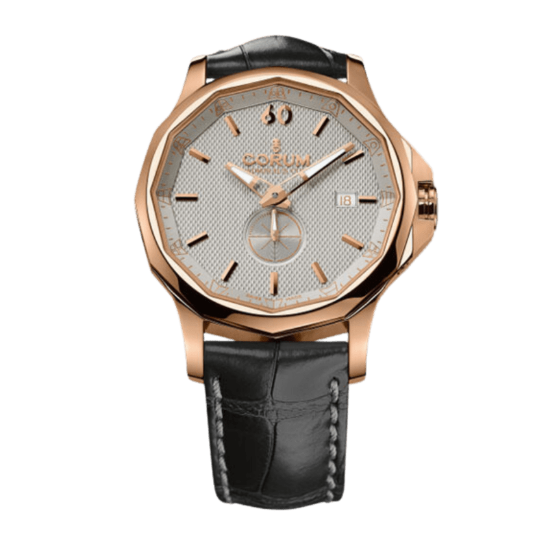 Corum Admiral's Cup Legend Rose Gold Grey Dial 42mm 395.101.55