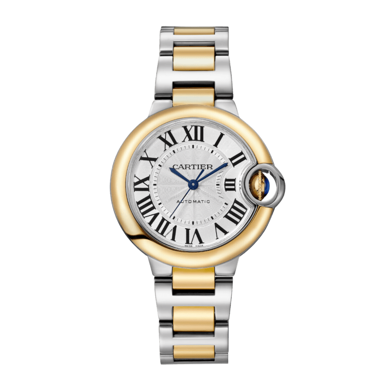 Photo of Ballon Bleu de Cartier Yellow Gold & Steel Silver Dial 33mm